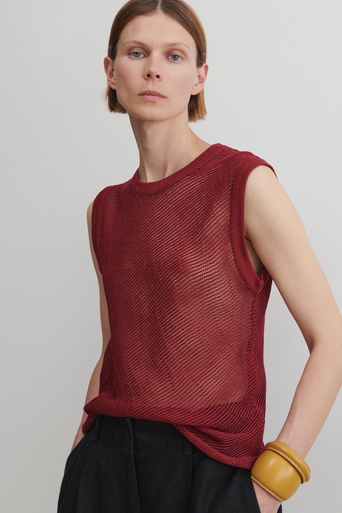 Rhett Tank Charcoal Multi - Rachel Comey
