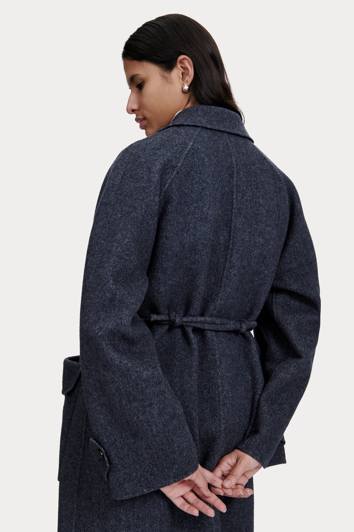 Alves Trench Black\/Grey - Rachel Comey
