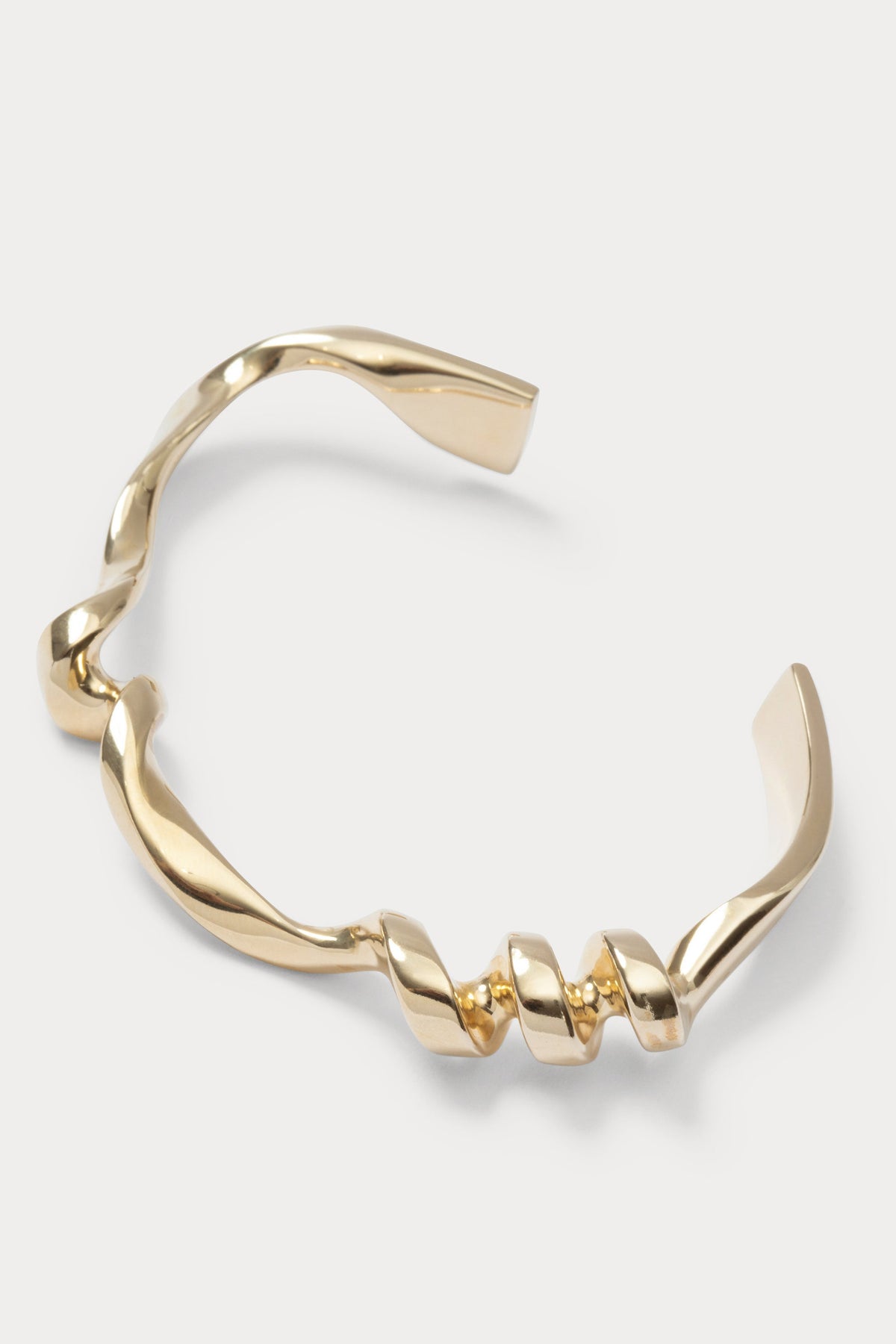 Quarry Whorl Cuff Brass - Rachel Comey
