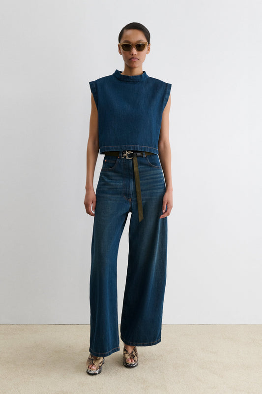 Dero Pant Muddy Indigo - Rachel Comey