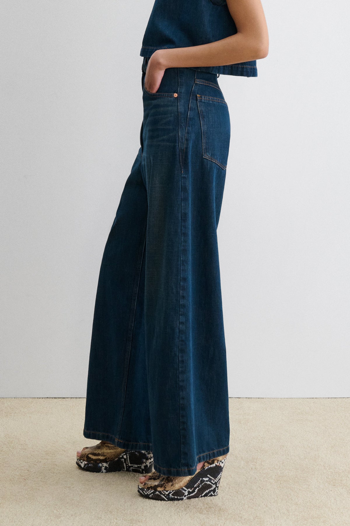 Dero Pant Muddy Indigo - Rachel Comey