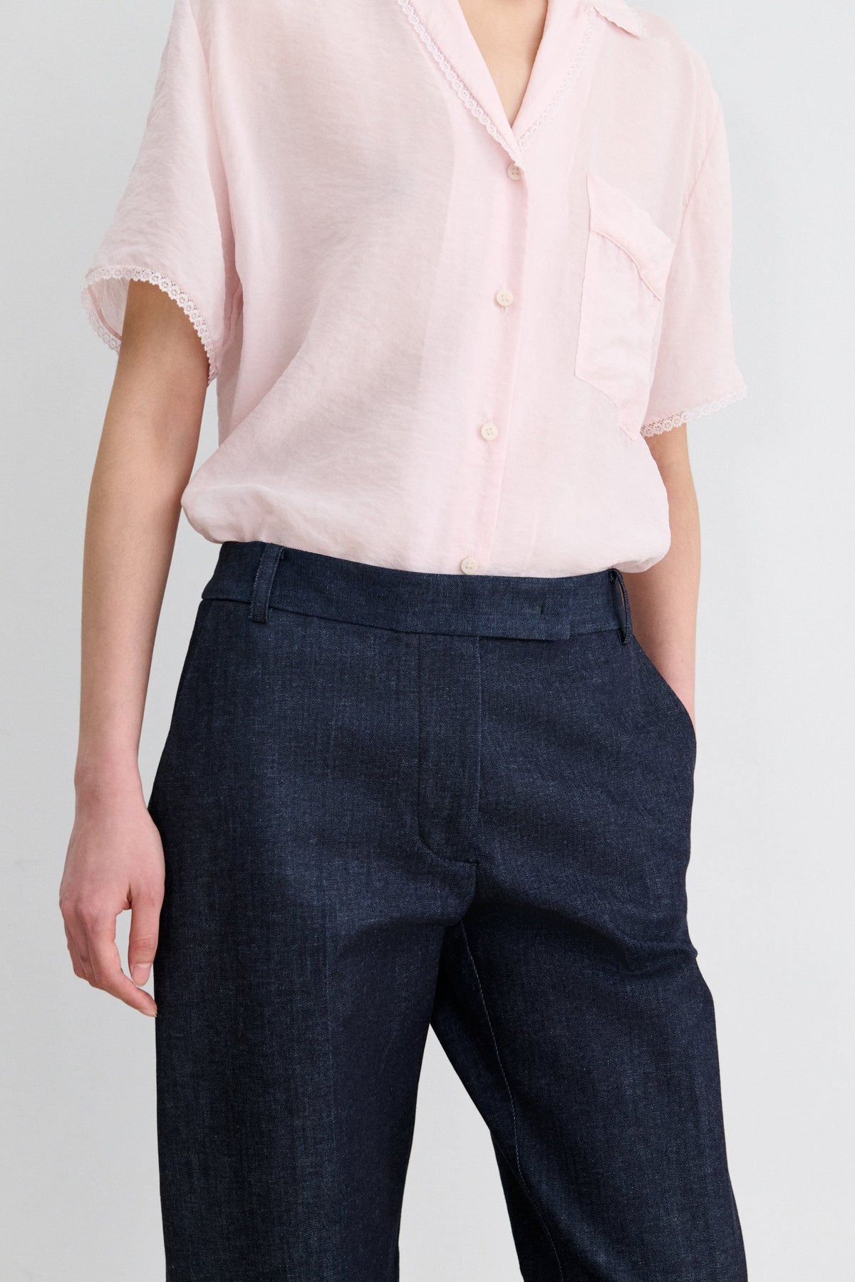 Cropped Snip Pant Super Raw - Rachel Comey
