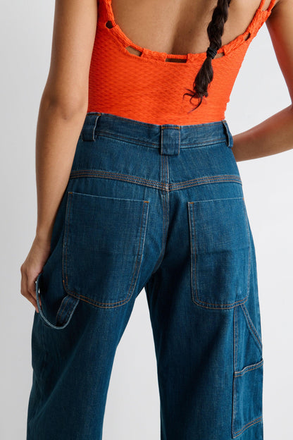 Carpen Pant Muddy Indigo - Rachel Comey