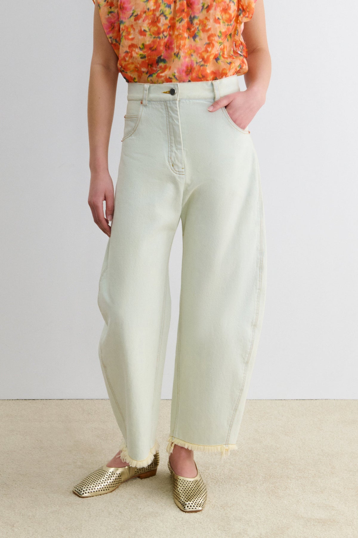 Keenan Pant Bleached - Rachel Comey