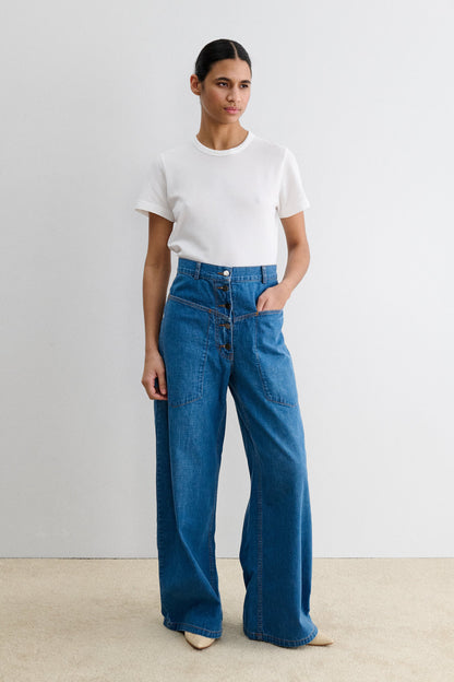 Angle Pant Indigo - Rachel Comey