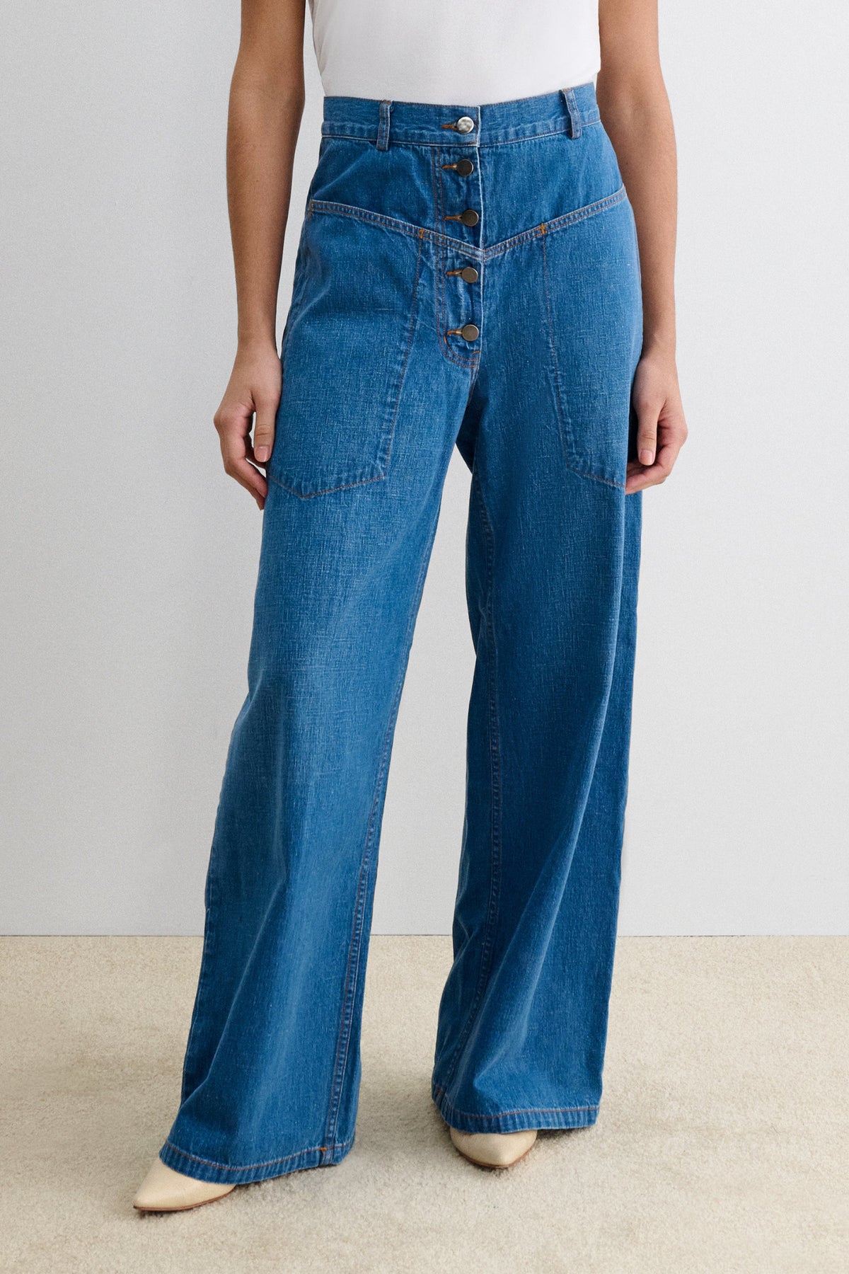 Angle Pant Indigo - Rachel Comey
