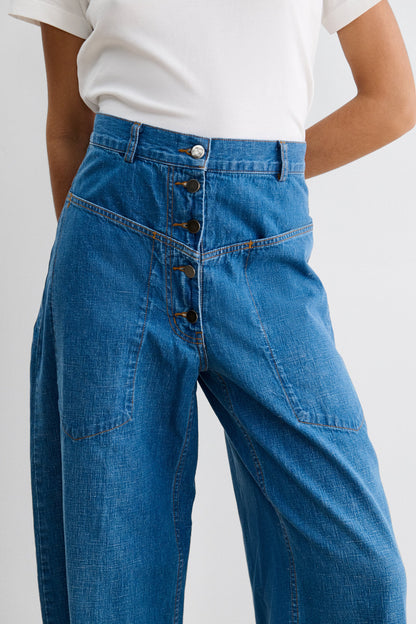 Angle Pant Indigo - Rachel Comey