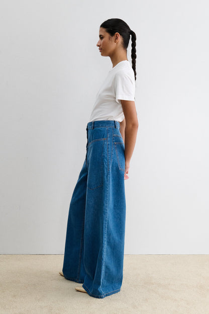 Angle Pant Indigo - Rachel Comey