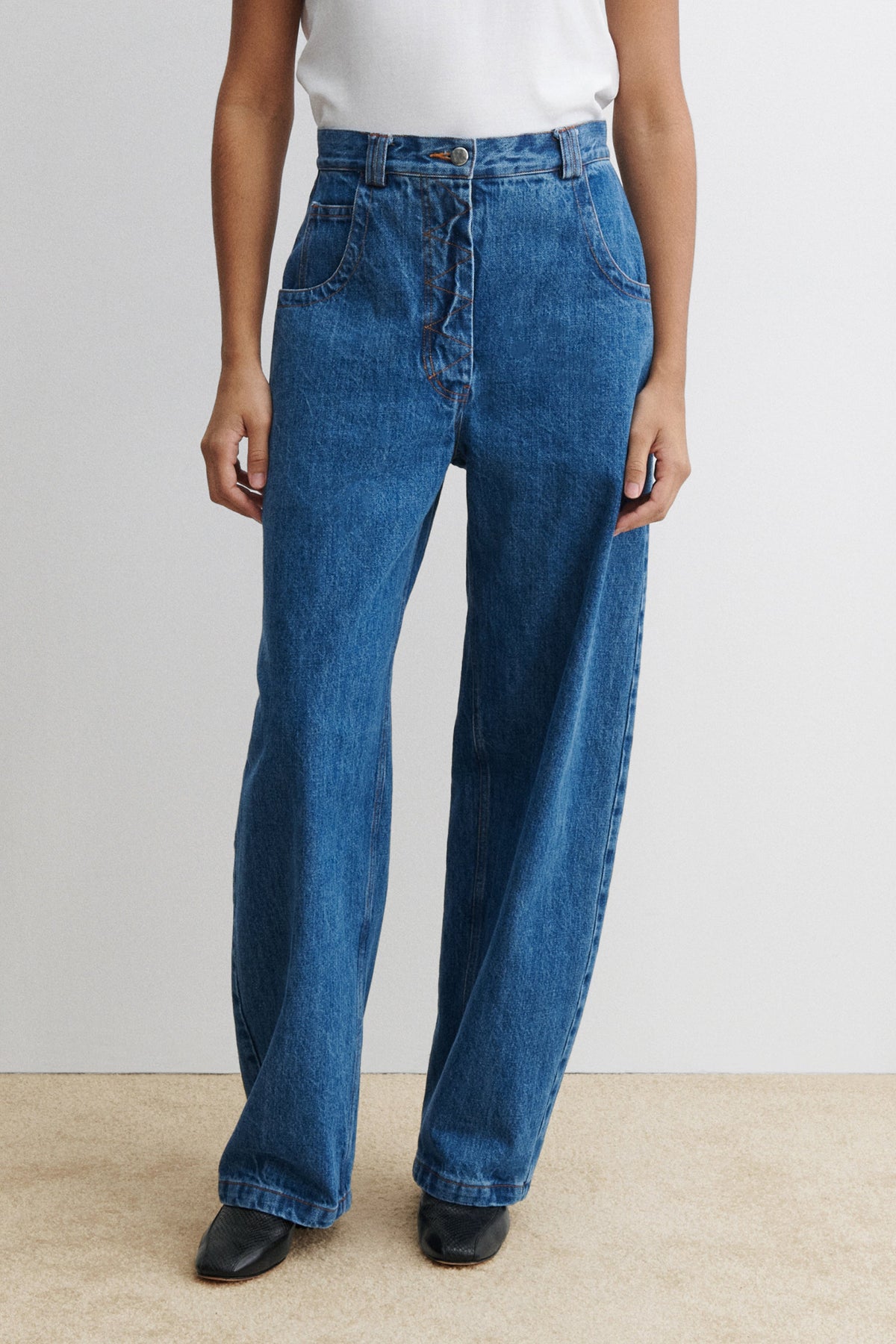 Snap Pant Cool Indigo - Rachel Comey