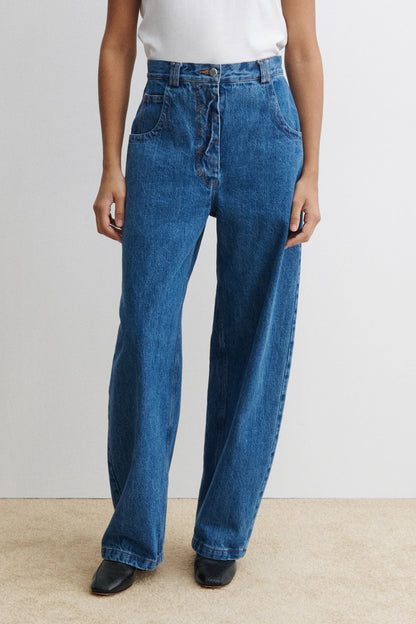 Snap Pant Cool Indigo - Rachel Comey