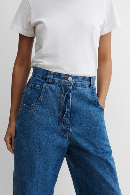 Snap Pant Cool Indigo - Rachel Comey