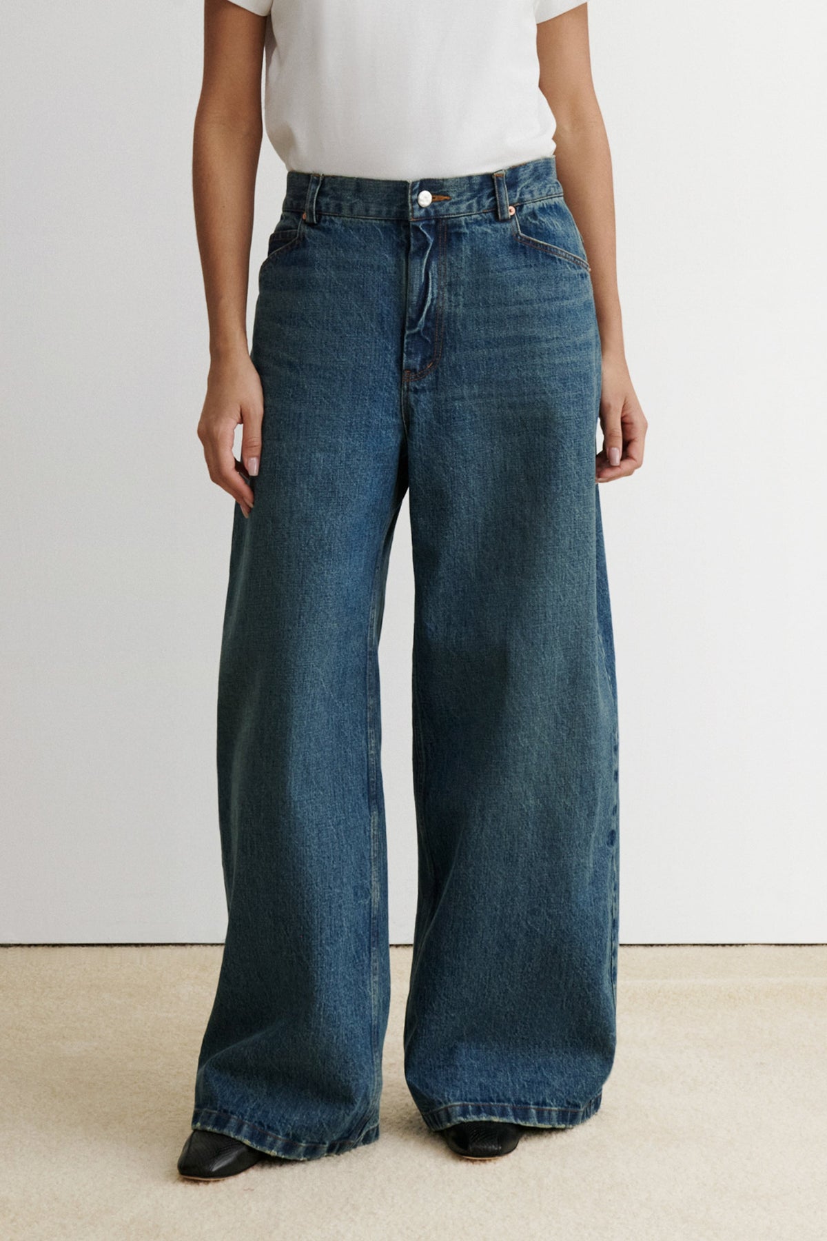 Dottir Pant Aged Indigo - Rachel Comey