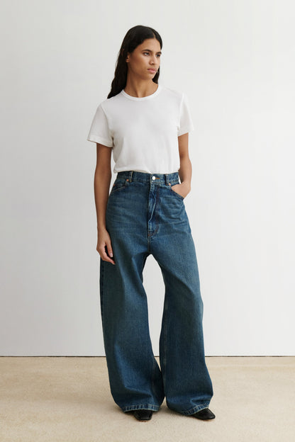 Mae Pant Aged Indigo - Rachel Comey