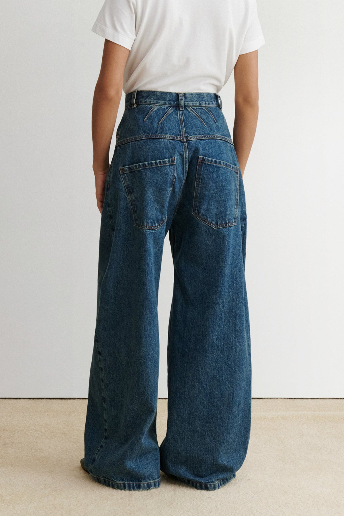Mae Pant Aged Indigo - Rachel Comey