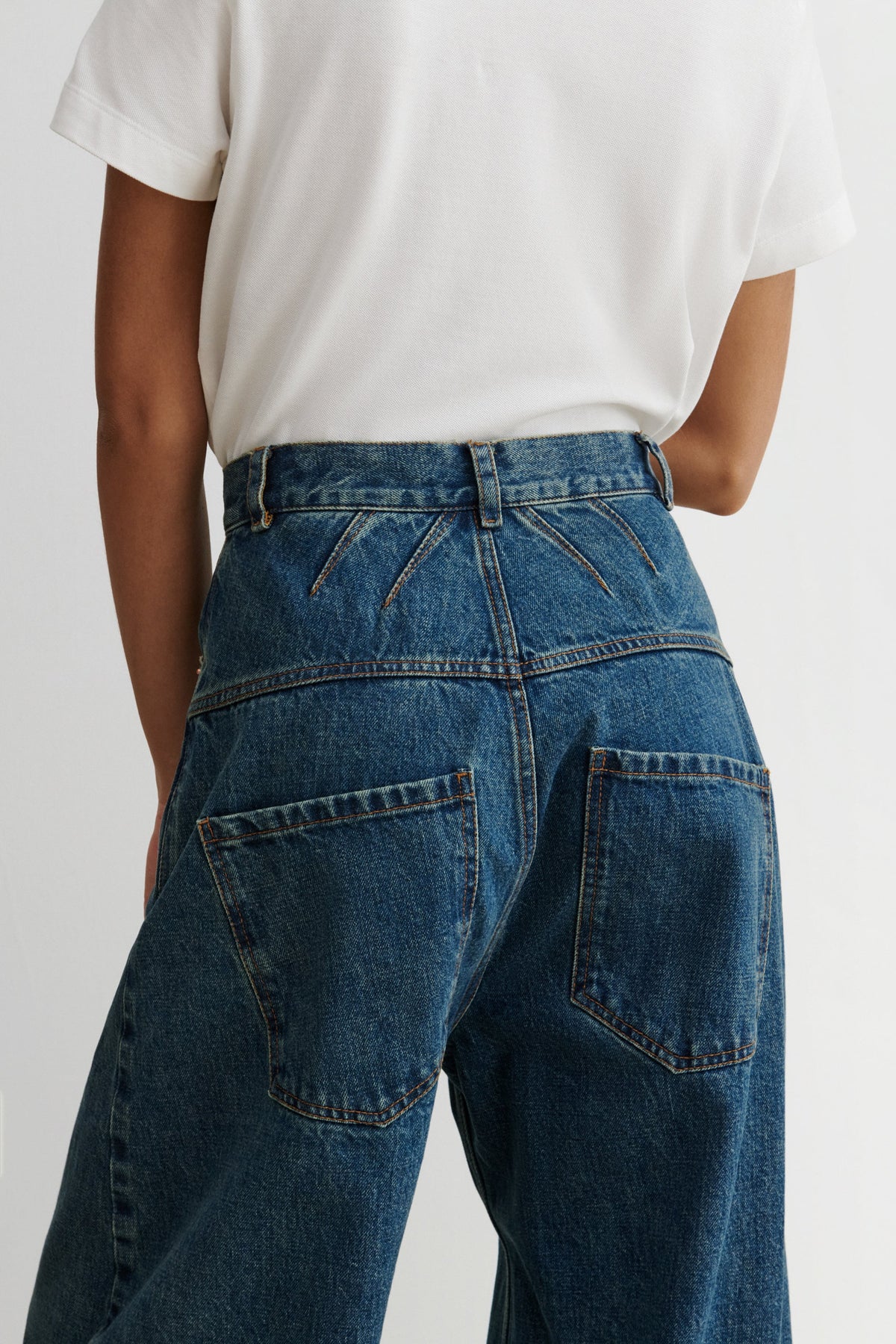 Mae Pant Aged Indigo - Rachel Comey
