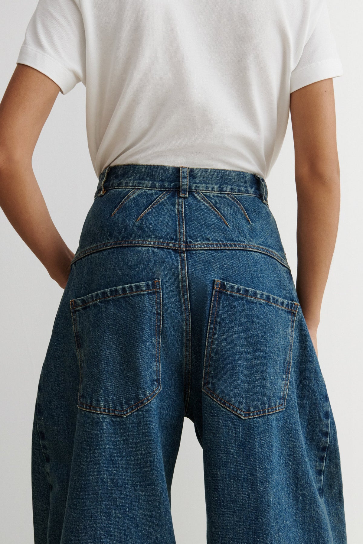Mae Pant Aged Indigo - Rachel Comey