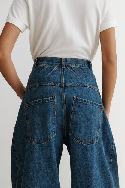 Mae Pant Aged Indigo - Rachel Comey
