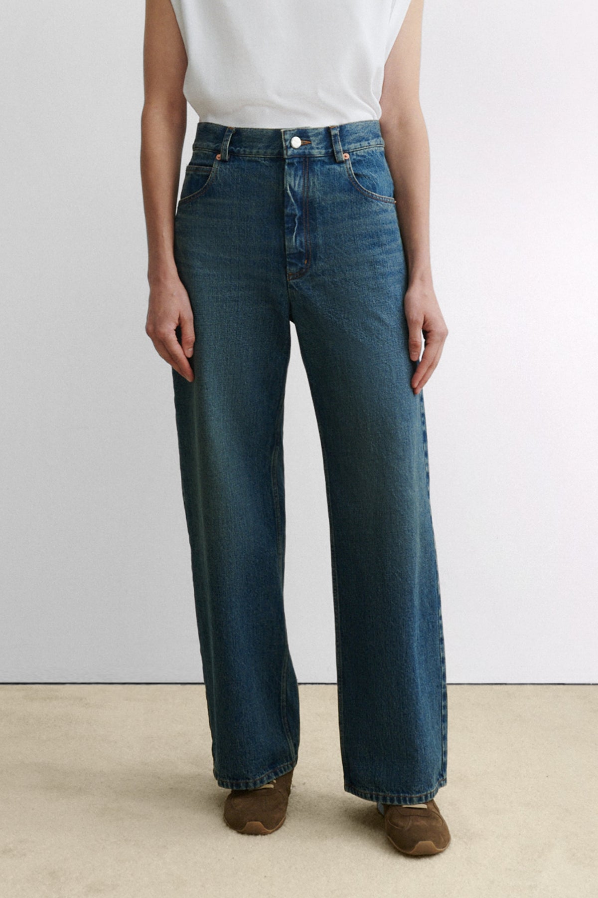 Puerto Pant Aged Indigo - Rachel Comey