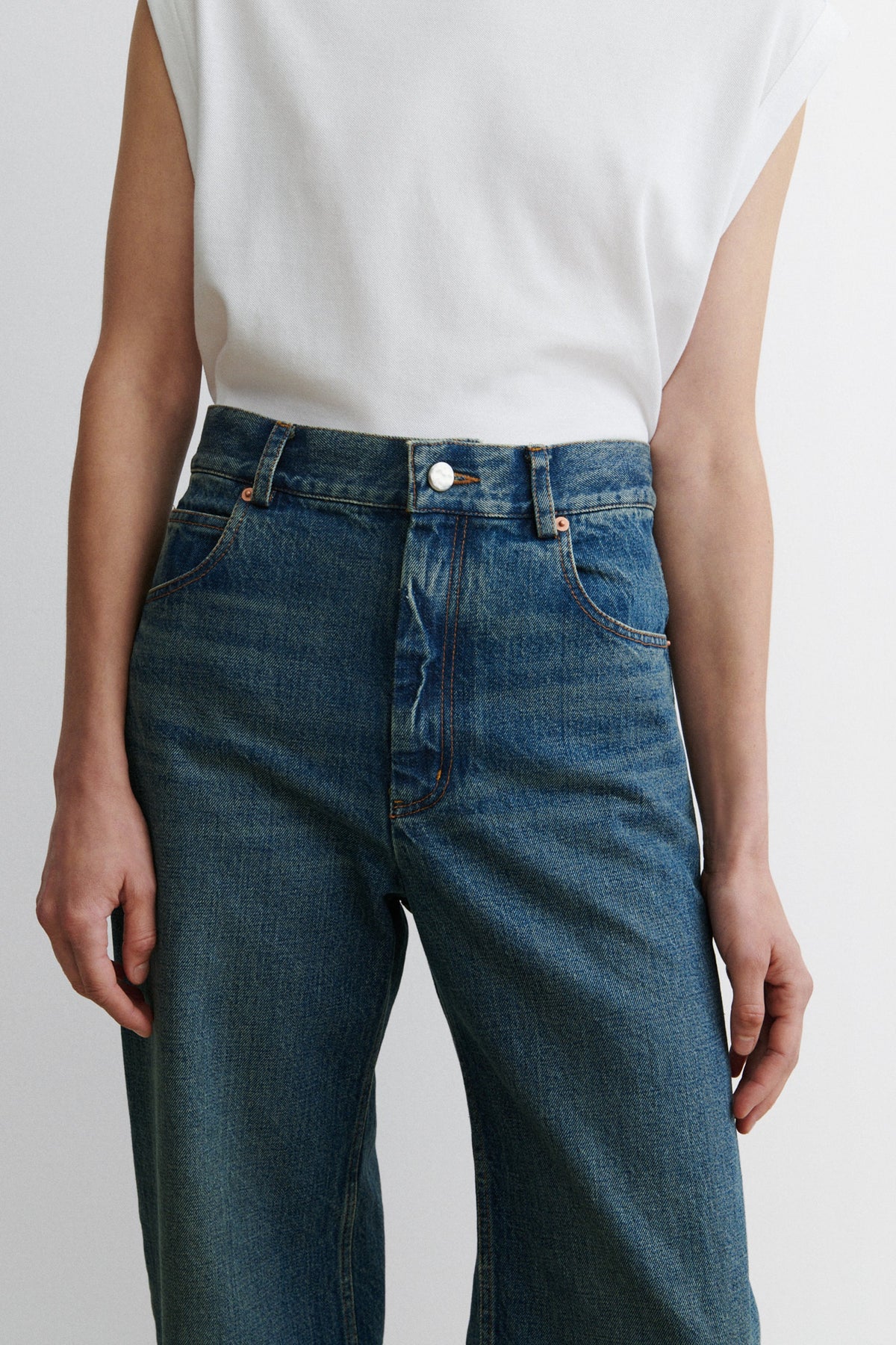 Puerto Pant Aged Indigo - Rachel Comey