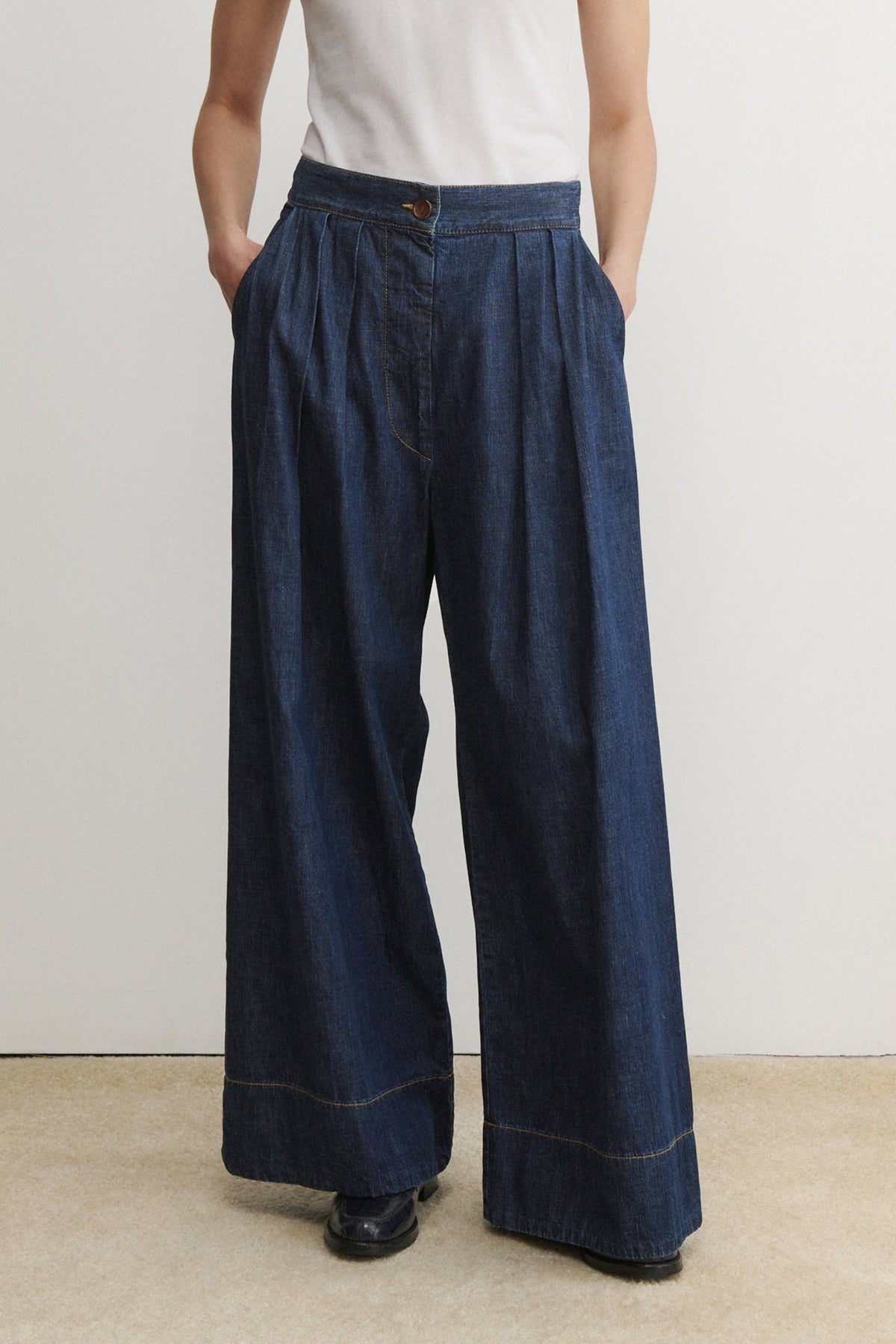 Coxsone Pant Dark Indigo - Rachel Comey