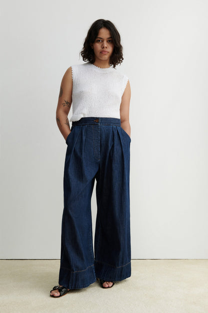 Coxsone Pant Dark Indigo - Rachel Comey