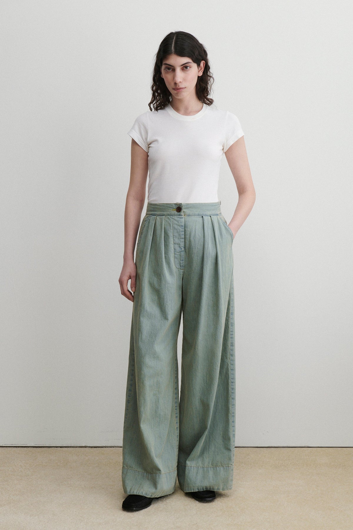 Coxsone Pant Khaki Indigo - Rachel Comey