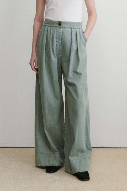 Coxsone Pant Khaki Indigo - Rachel Comey