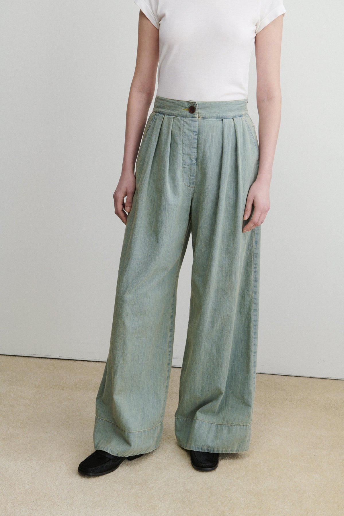 Coxsone Pant Khaki Indigo - Rachel Comey