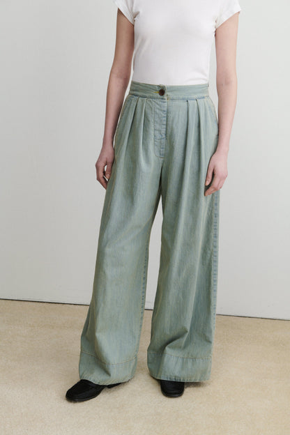 Coxsone Pant Khaki Indigo - Rachel Comey