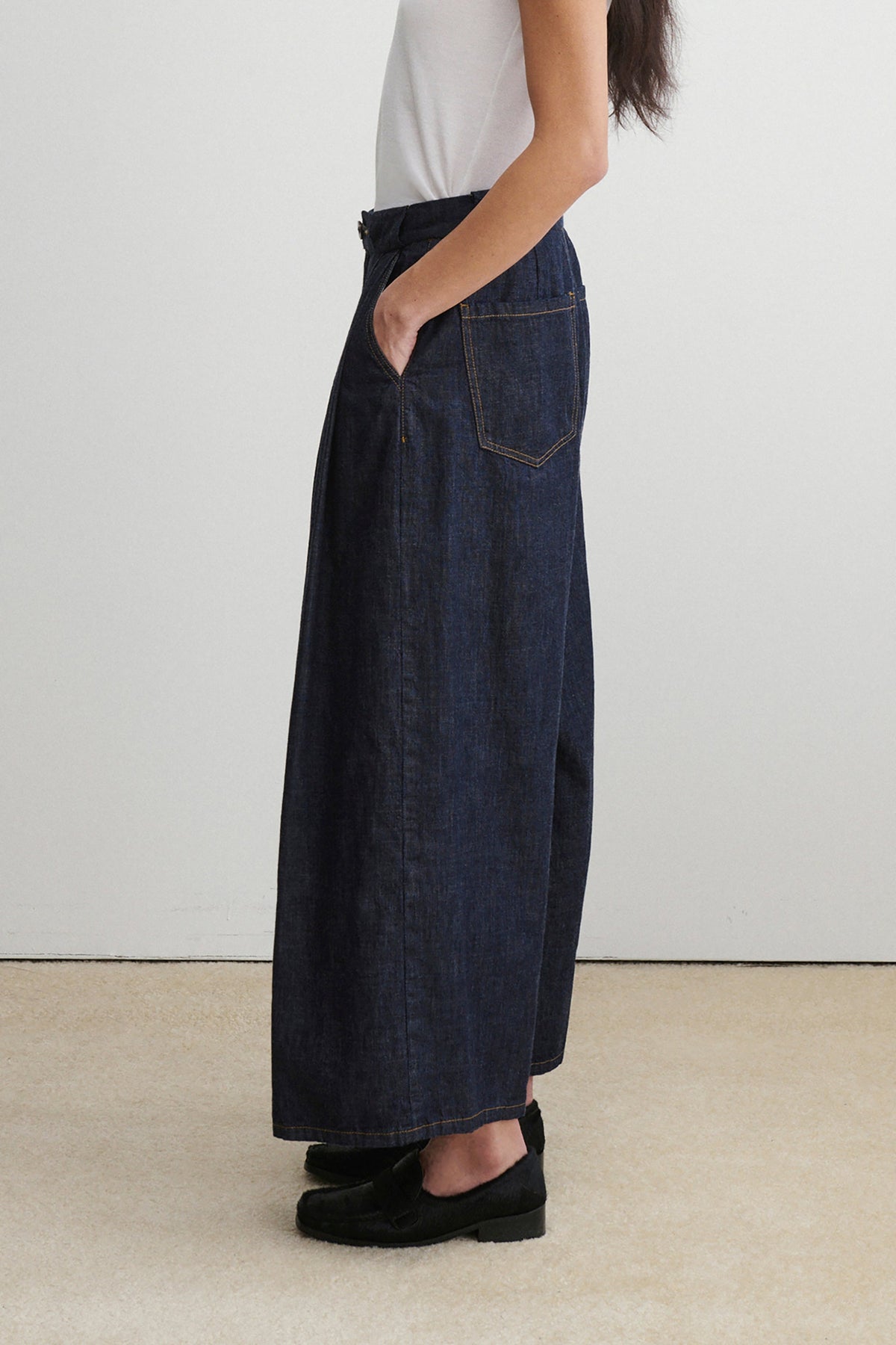 Wolcott Pant Indigo - Rachel Comey