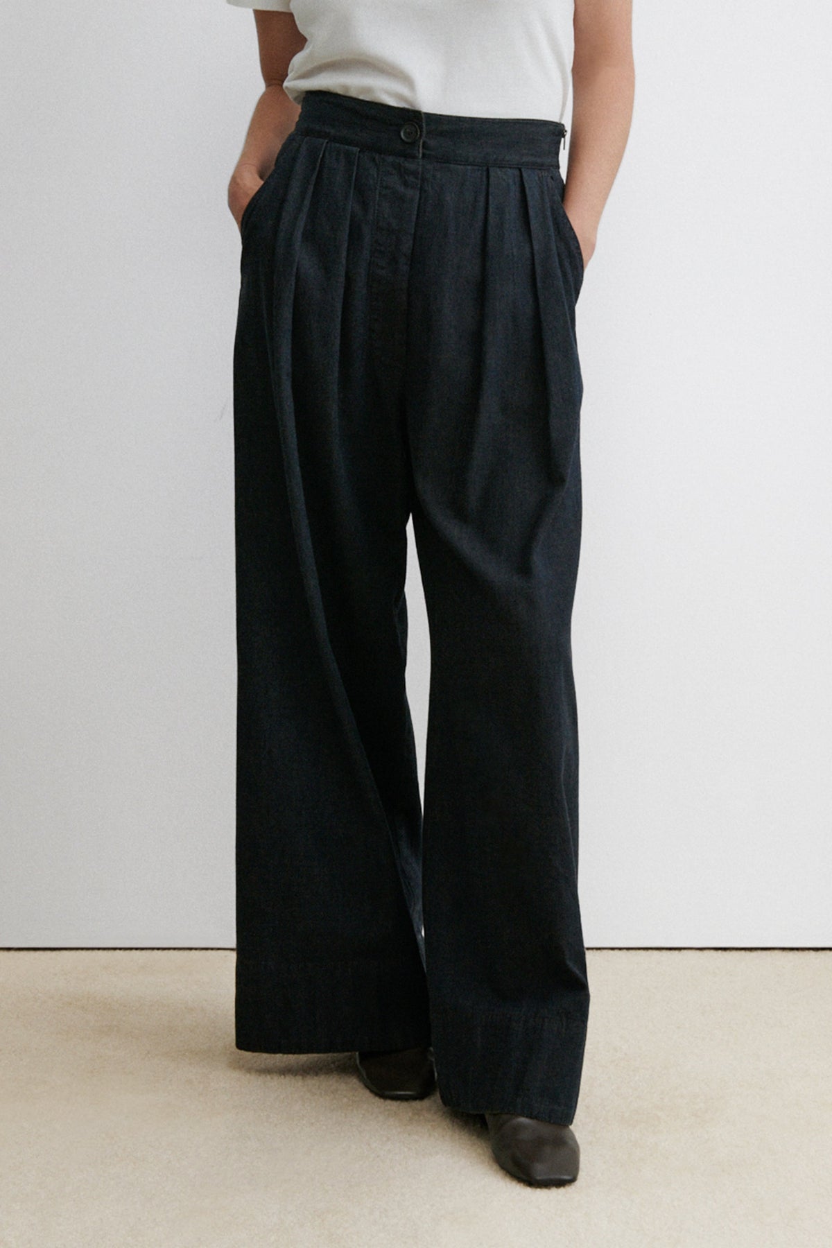 Coxsone Pant Brown Overdye - Rachel Comey