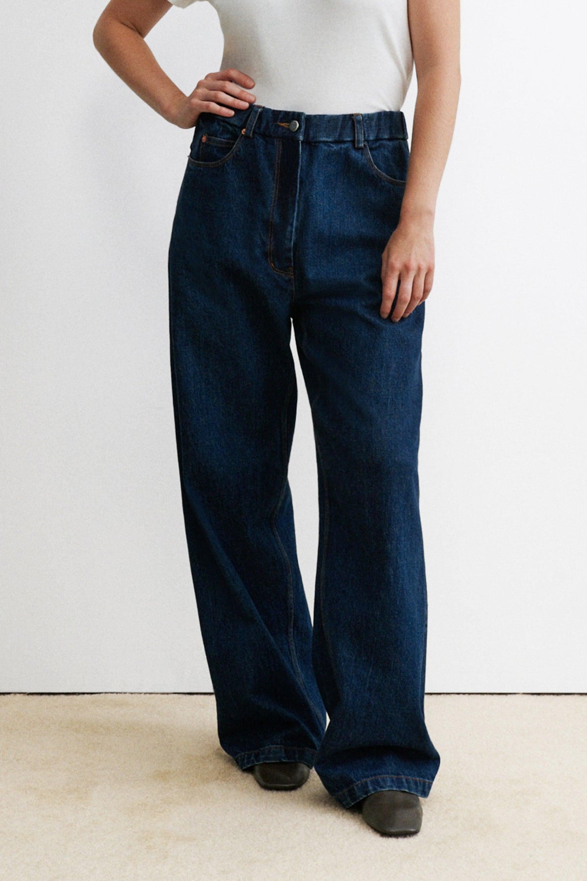 Slacker Pant Muddy Indigo - Rachel Comey