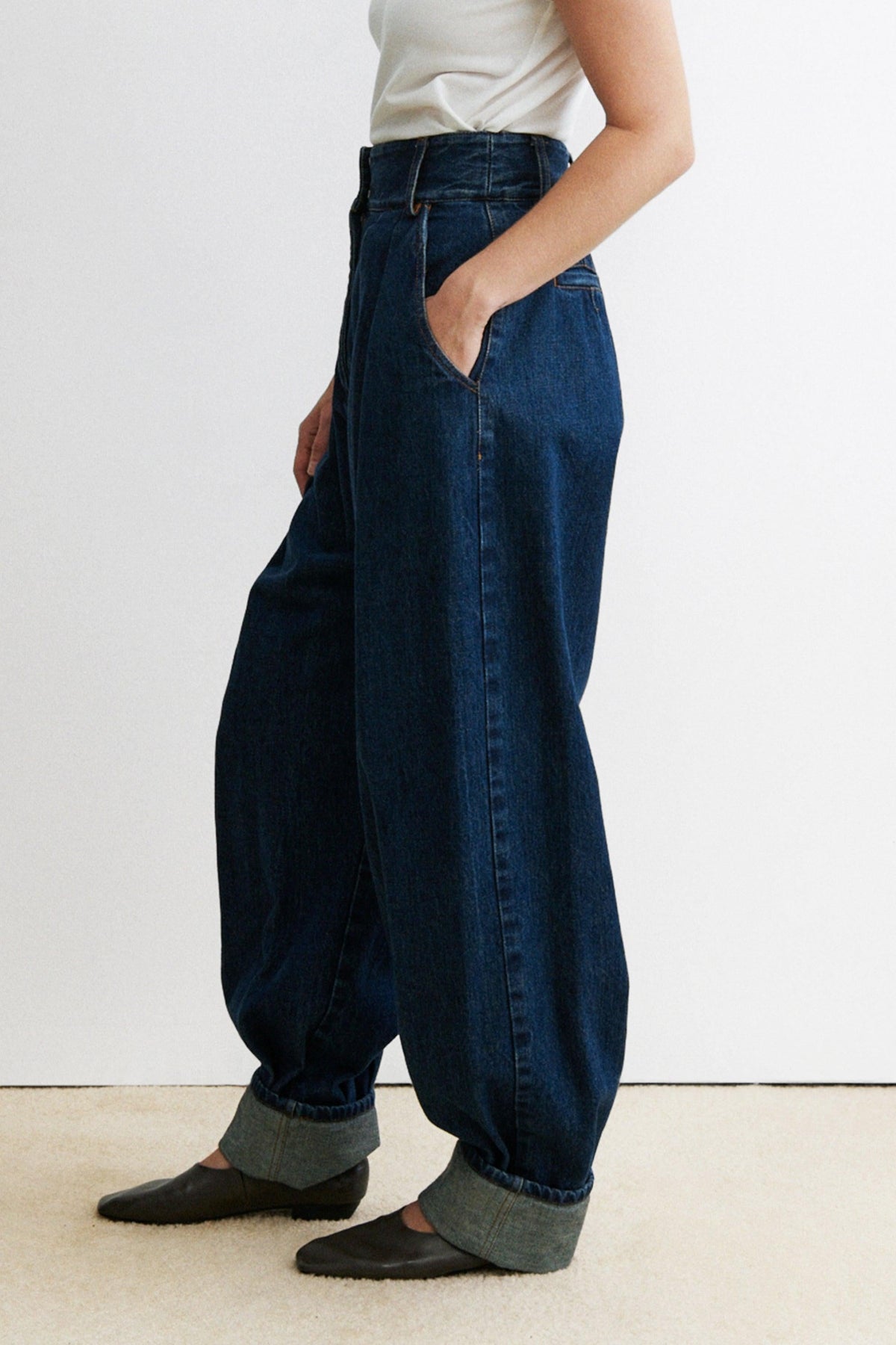 Cino Pant Muddy Indigo - Rachel Comey