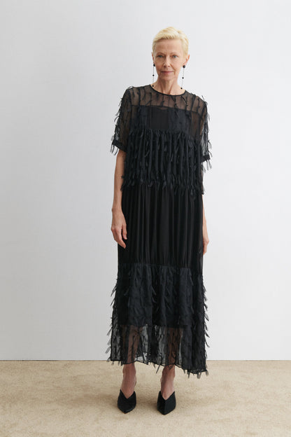 Patch Dress Black - Rachel Comey