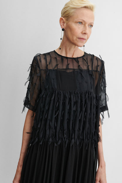Patch Dress Black - Rachel Comey