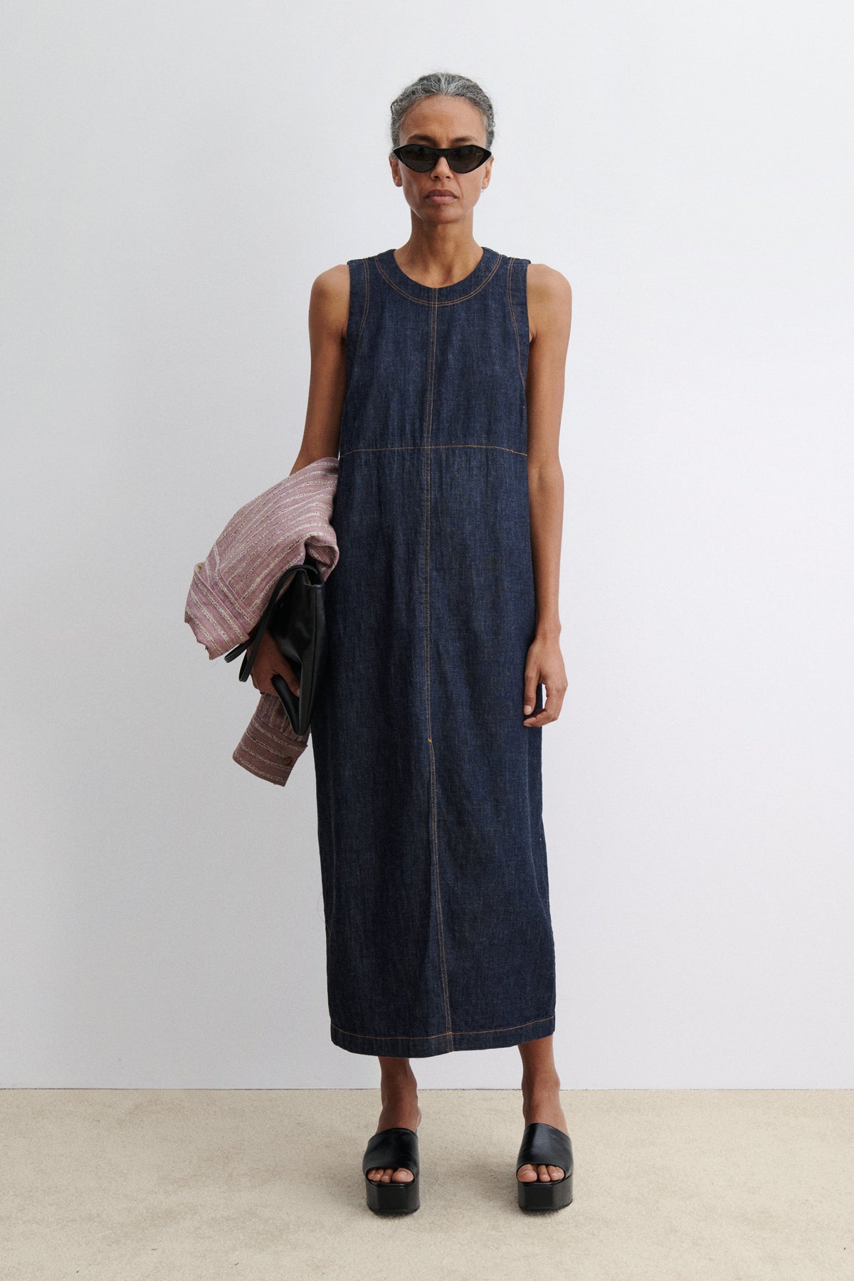 Baldan Dress Indigo - Rachel Comey