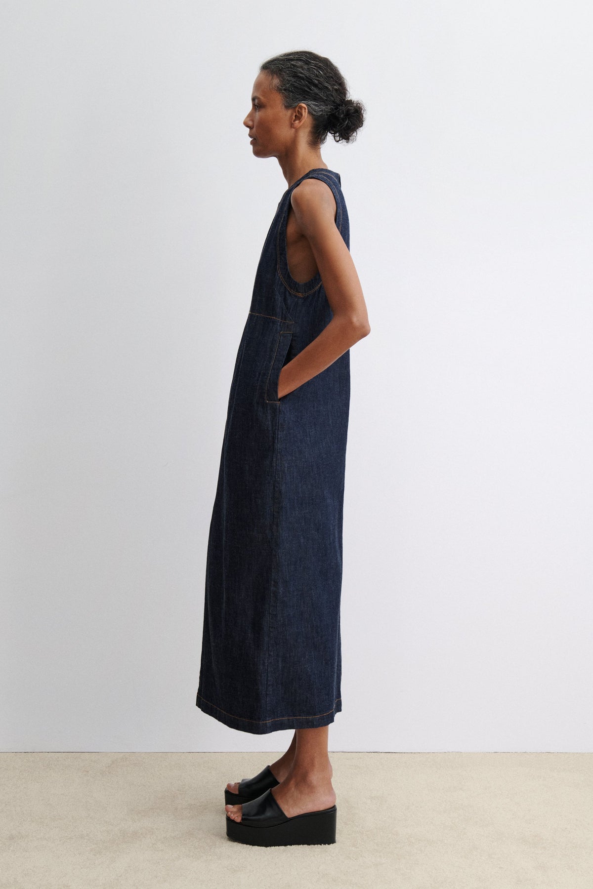 Baldan Dress Indigo - Rachel Comey