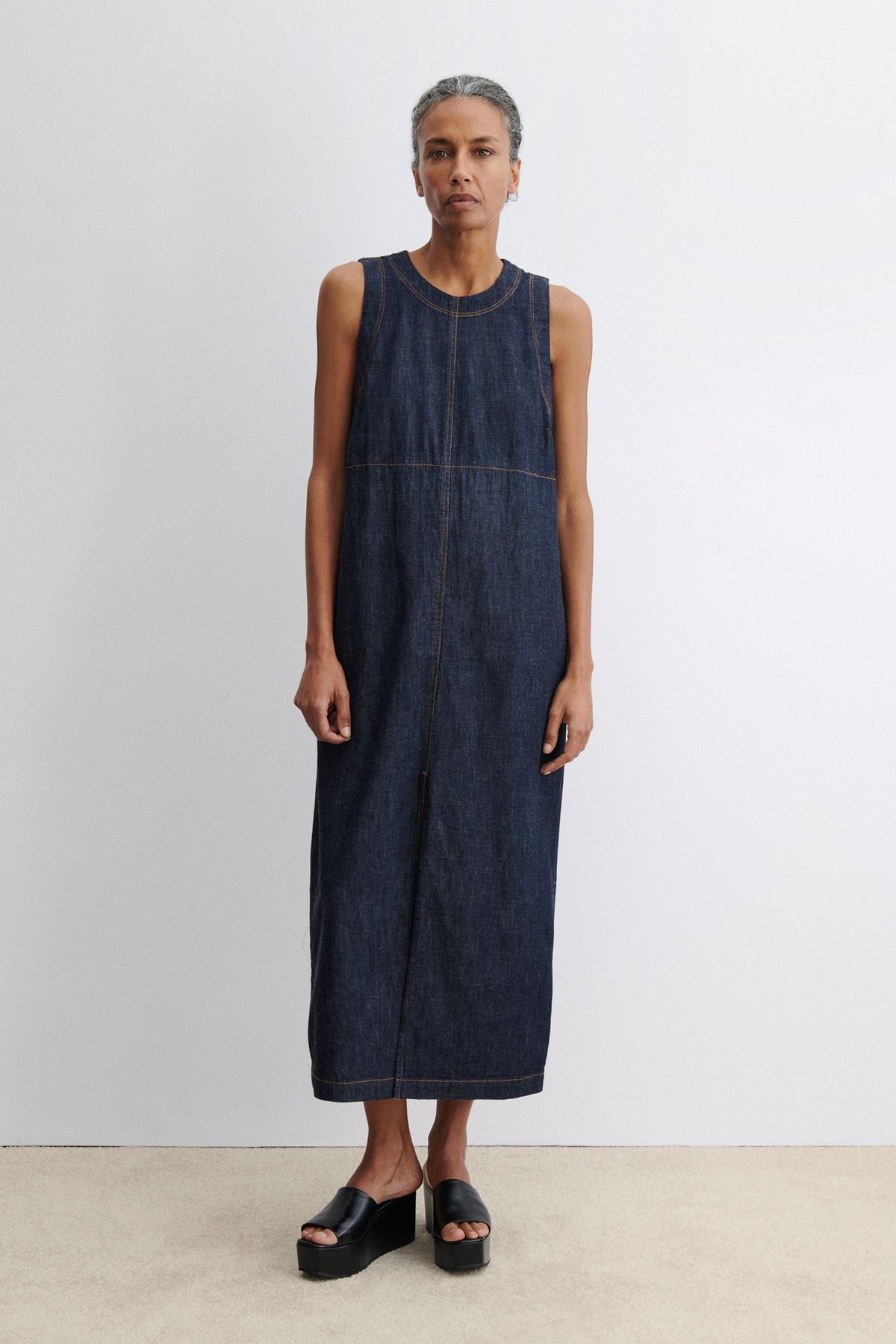 Baldan Dress Indigo - Rachel Comey