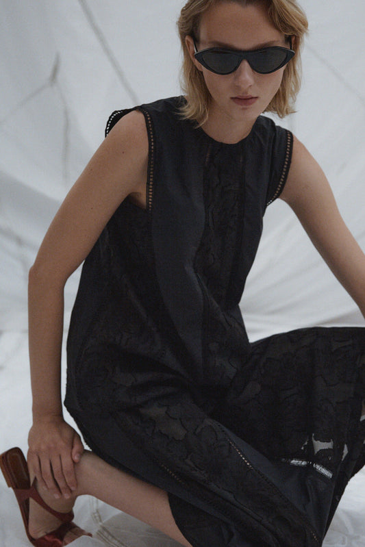 Fallen Dress Black - Rachel Comey