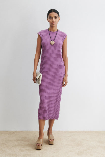 Kitsey Dress Prune - Rachel Comey