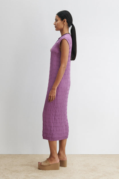 Kitsey Dress Prune - Rachel Comey