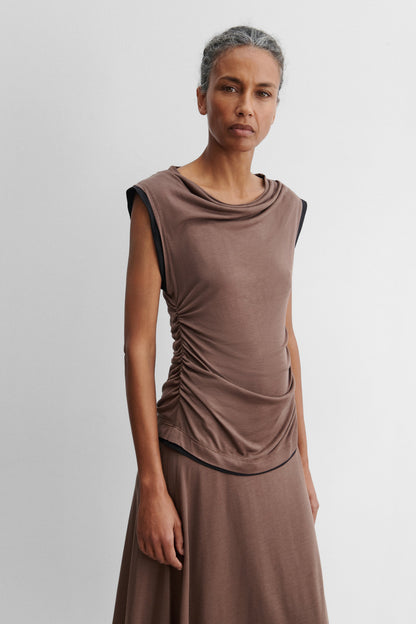 Hilder Dress Brown - Rachel Comey