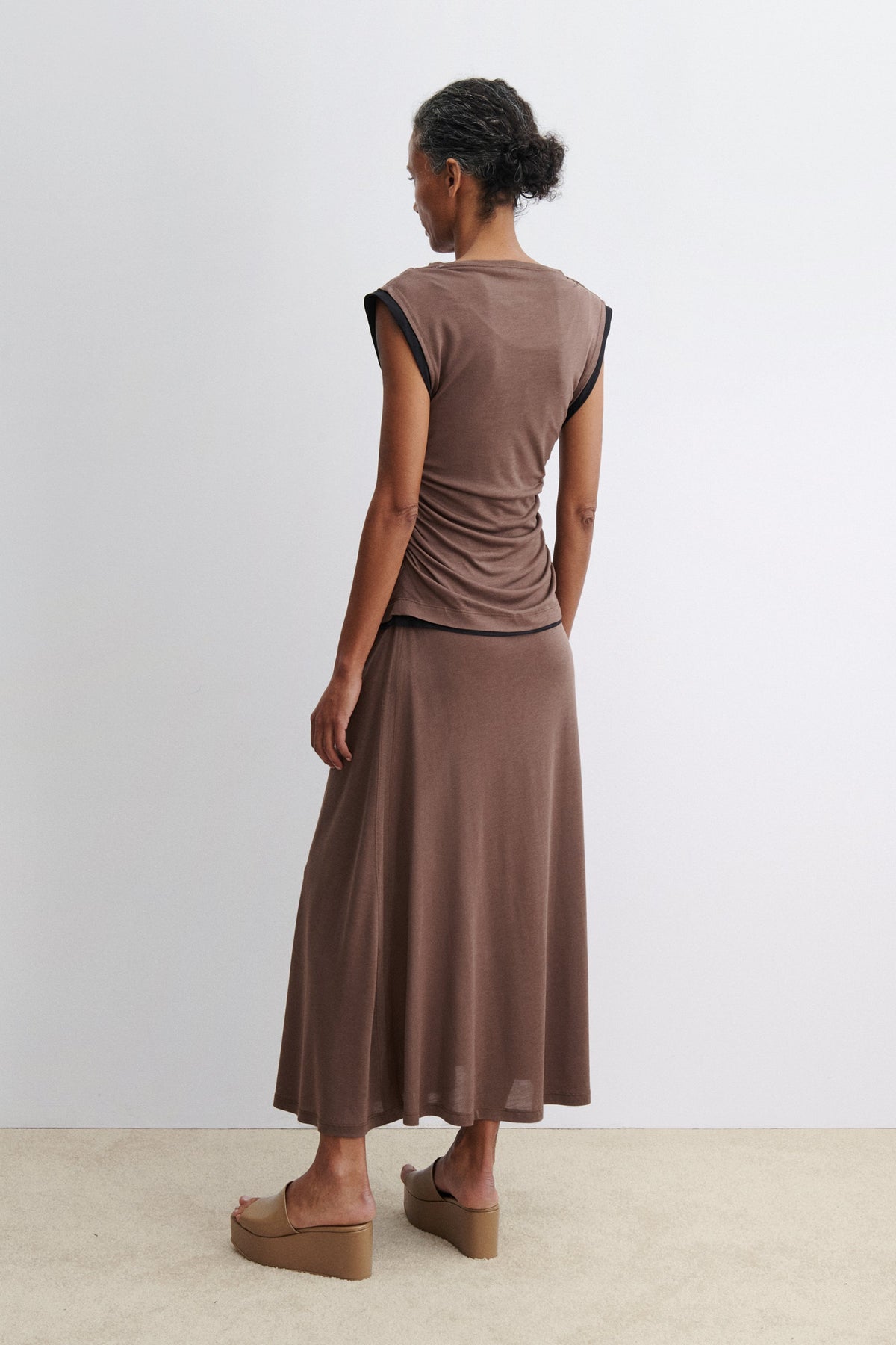 Hilder Dress Brown - Rachel Comey