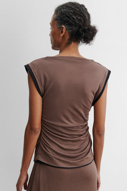 Hilder Dress Brown - Rachel Comey