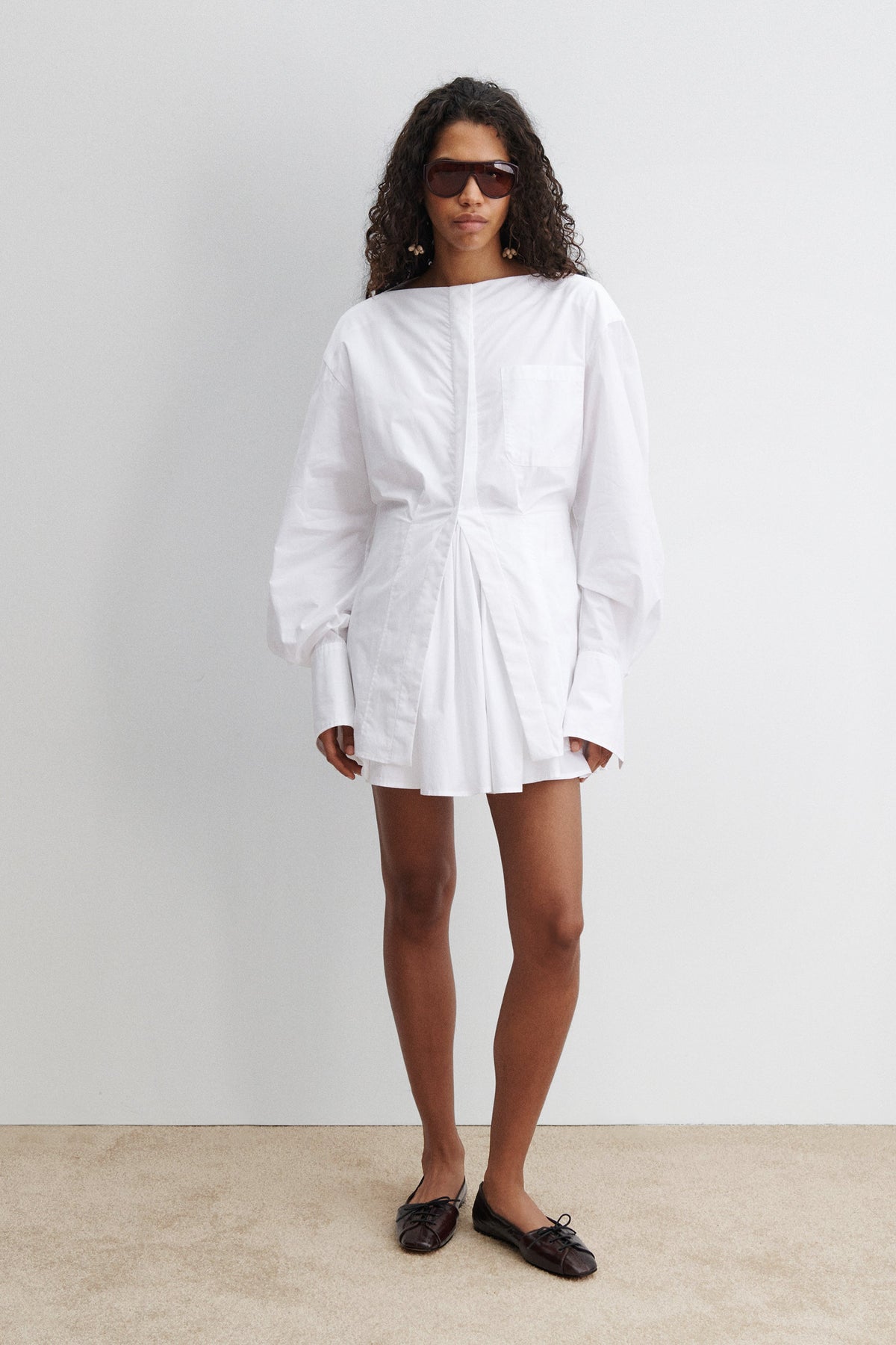 Babson Dress White - Rachel Comey