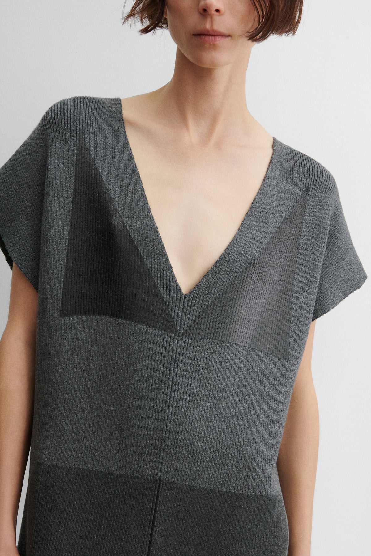 Harpam Dress Charcoal-Black - Rachel Comey