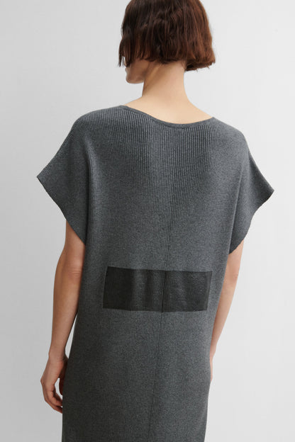 Harpam Dress Charcoal-Black - Rachel Comey