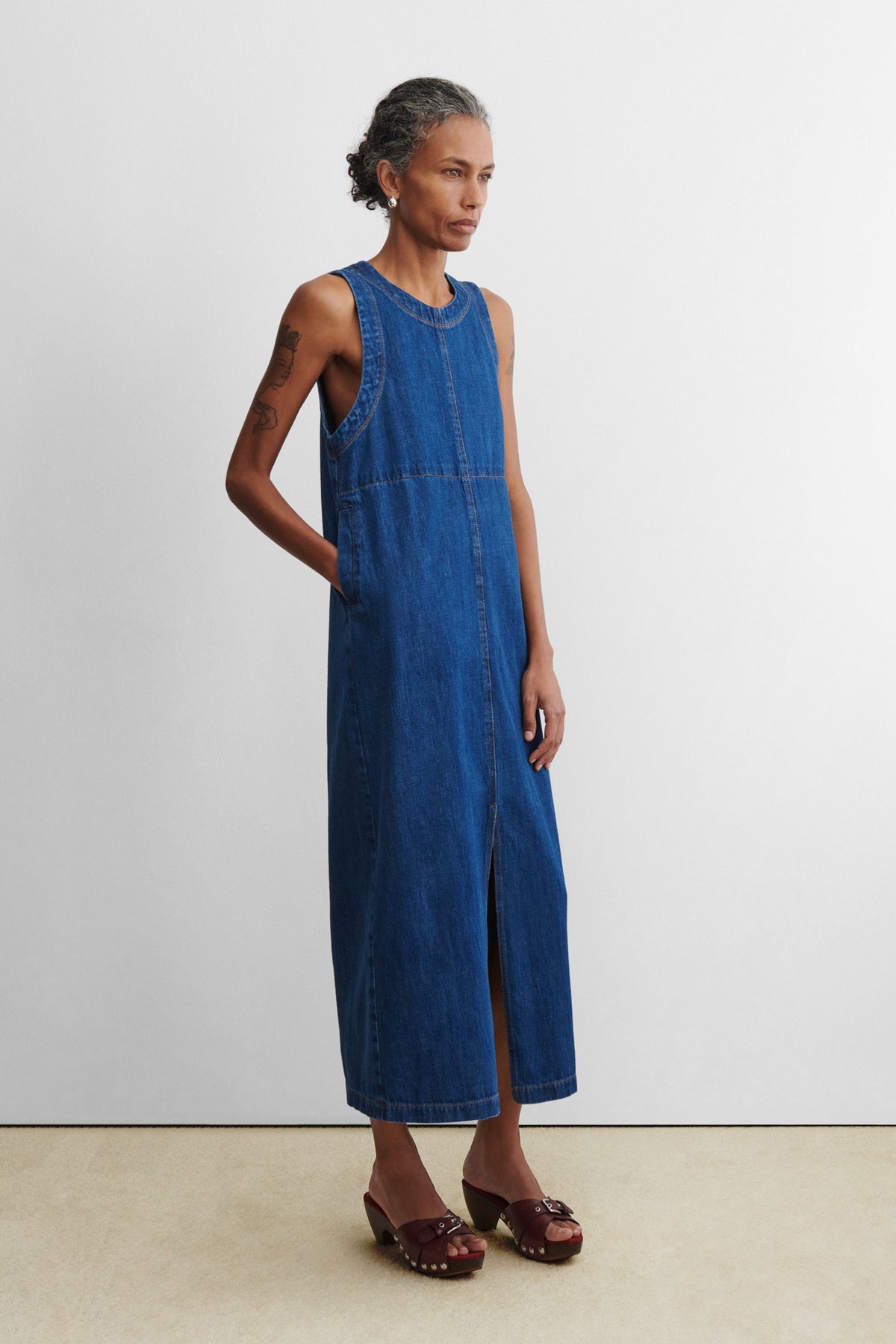 Baldan Dress Indigo - Rachel Comey