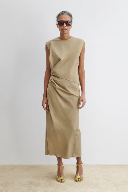 Rini Dress Khaki - Rachel Comey
