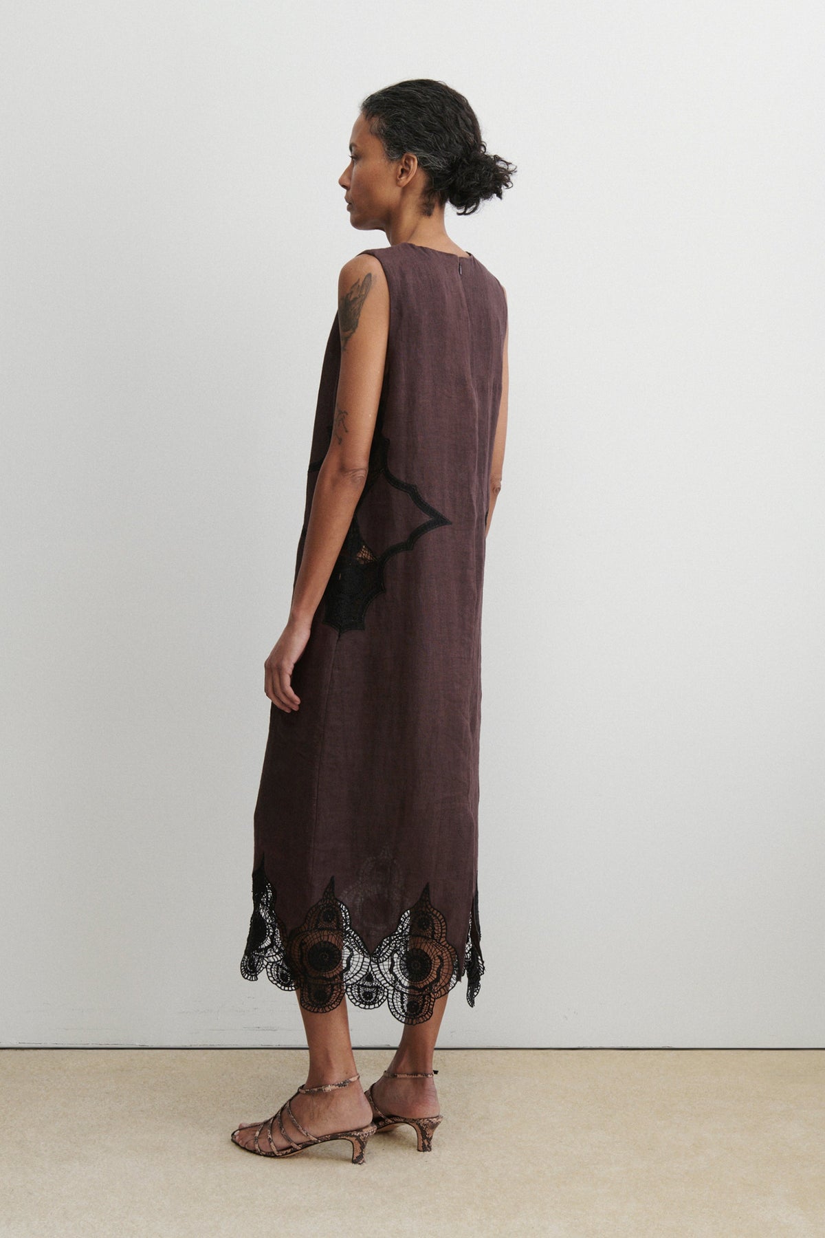 Faden Dress Wine - Rachel Comey